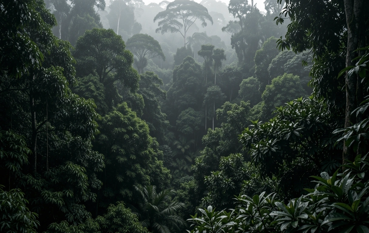 Natural tropical forest